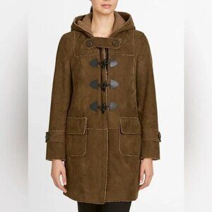 Vintage Max Mara Hooded Teddy Coat (M)